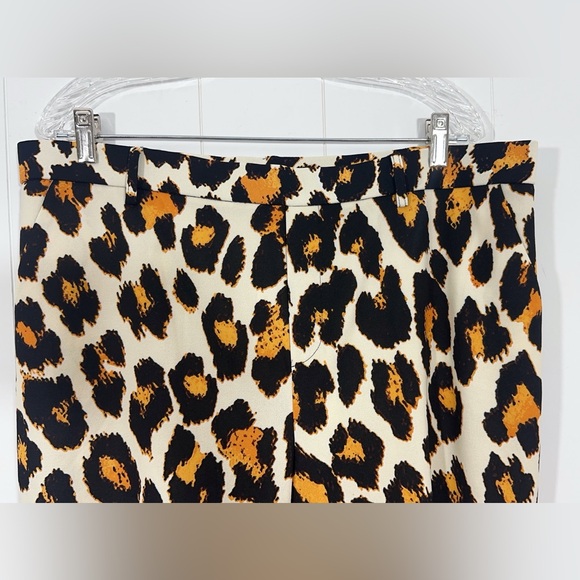 Ashley Stewart Animal Print  Pull On Jogger Pants Wide Leg Sz 18/20 - Picture 2 of 10